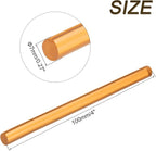 uxcell Mini Hot Glue Sticks for Glue Gun 7mm x 100mm Transparent Orange 12pcs - Image 2