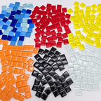 500G/ 1.1LB Bulk Crystal Mosaic Tiles - Image 2