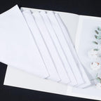 White Bandana for Tie Dye Party Supplies Plain Solid Cotton Large Headband Head - Image 6