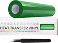 VinylRus Heat Transfer Vinyl-12” x 20ft Grass Green Iron on Vinyl Roll by VinylRus