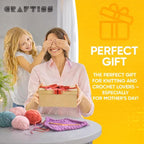 CRAFTISS Crochet Bag Organizer & Yarn Storage Bag, Knitting Bag and Yarn Holder - Image 7