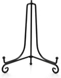 Artliving Plate Stands for Display, 10 Inch Black Iron Easel Plate Display by Artliving