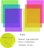 AOUXSEEM Jelly Transparent Leather Vinyl Sheets, Candy Solid Colors Waterproof - Image 4
