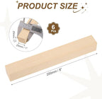 MECCANIXITY 6Pcs Basswood Sticks - Image 2