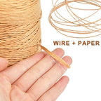 TIMESETL 656 Feet Floral Bind Wire Rustic Vine Wrapping Wire, Paper Covered - Image 3