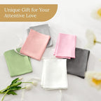 INFIIXSO Silk Pillow Cases 2 Pack Standard Size, Ultra Smooth & Soft Mulberry - Image 6