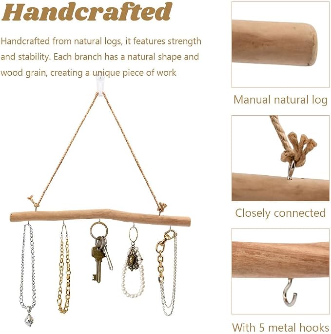 2Pcs 15.74 Inch Driftwood Decorative Branches - Image 3