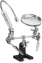 RamPro - Helping Hand Magnifier Glass Stand - Magnifying Lens, Crafting & by RamPro
