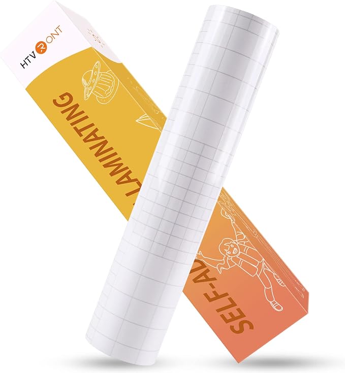 HTVRONT Clear Self-Adhesive Laminating Vinyl Roll 12x30 FT | Back to School by HTVRONT