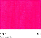 AUREUO Neon Magenta Acrylic Paint, 4 Fl Oz / 120ml Single Tube, Hot Fluorescent - Image 2