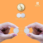 Self Adhesive Dots, Strong Adhesive 500PCS 0.59" Diameter Sticky Back Nylon Dots - Image 2