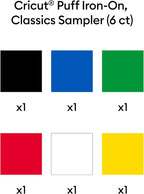 Cricut® Puff Iron-On, Classics Sampler - 12 in x 12 in | HTV Heat Transfer Vinyl - Image 3