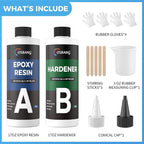 34OZ Hard Type Epoxy Resin, Crystal Clear - Image 6