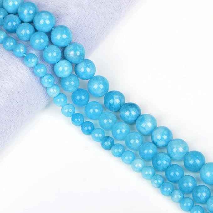 AD Beads Natural Gemstone Round Loose Beads 15" - Image 4