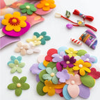 12" x 12" Felt Fabric Sheets for Crafts, Squares Felt Fabric Sheets, 1mm Thick - Image 2