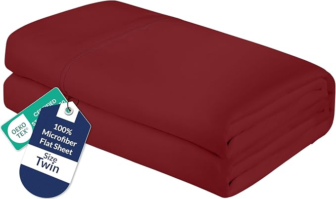 Royale Linens Twin Flat Sheet by ROYALELINENS