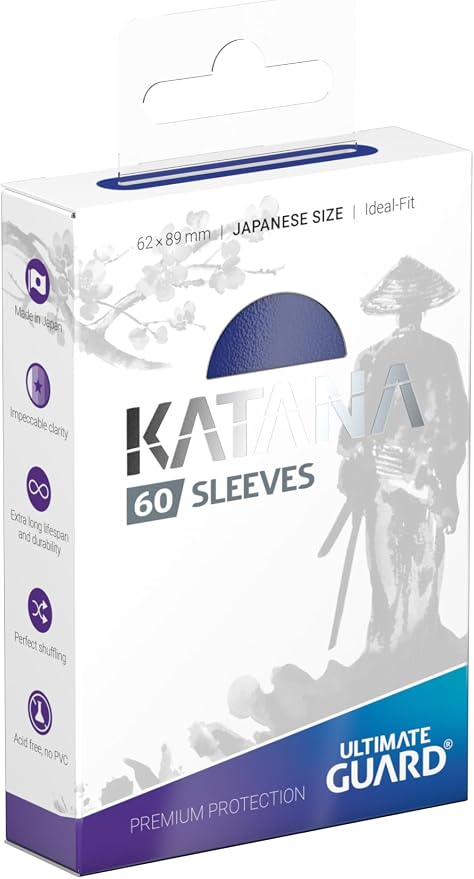 Ultimate Guard Katana Card Sleeves: 60 Japanese Size TCG Sleeves, 62 x 89mm - Image 2