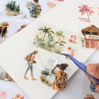 Summer Beach Pre-Cut Journal Sticker Book - Image 7
