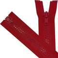 ANPURZII 2PCS #5 48 Inch Red Separating Jacket Zippers by Unknown
