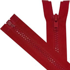 ANPURZII 2PCS #5 48 Inch Red Separating Jacket Zippers by Unknown