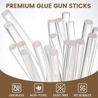 ADHES Hi-Temp Mini Hot Glue Sticks, 100 Pack, 0.27 Inch x 4 Inch, Full Size - Image 4