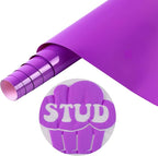 Tintnut Warm Purple Puff Heat Transfer Vinyl Roll, easy cut & weed, stretch by Tintnut