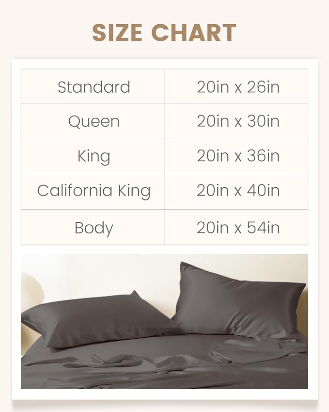 THXSILK Set of 2 Mulberry Silk Pillow Cases, 100% Mulberry Silk Pillowcase - Image 9