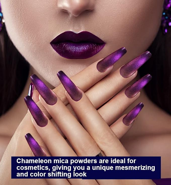 BALTIC DAY - Chameleon Mica Powder, 40 Jars of Color Shift Mica Powder Set - - Image 8