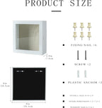 Freezing point Shadow Box Frame 8x8 Shadow Boxes Display Case - Image 5