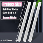MONVICT Full Size Clear Hot Glue Sticks - Image 2