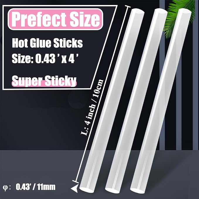MONVICT Full Size Clear Hot Glue Sticks - Image 2