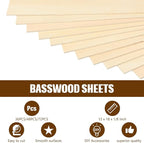 Riakrum Basswood Sheets Plywood Board Unfinished Wood Boards - Image 8