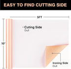 Blush Glitter HTV Heat Transfer Vinyl Roll 12inch x 5 ft - Image 2