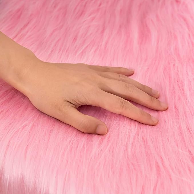 Faux Fur Fabric for Crafts Squares Furry Fabric for Sewing, Upholstery & - Image 4