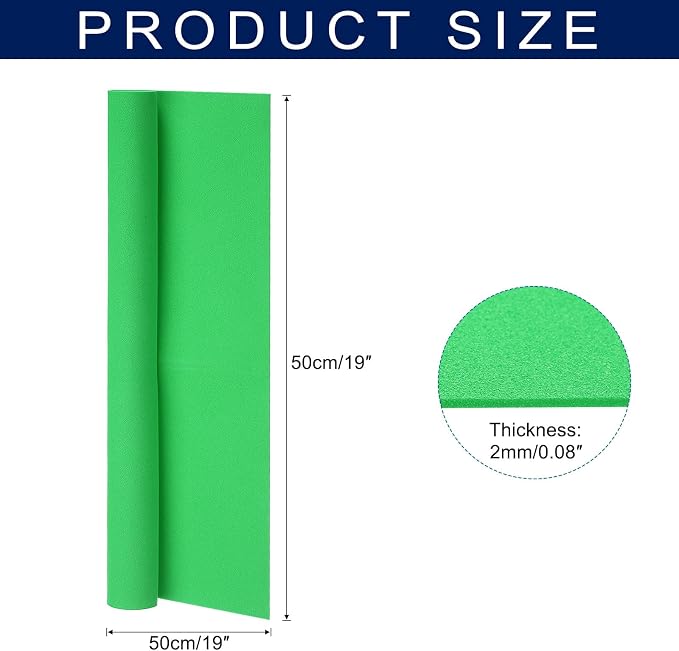 MECCANIXITY Foam Sheets Crafts 19x19 Inch 2mm EVA Craft Foam Paper Foam Sheets - Image 2