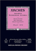 Arches Watercolor Paper Pad, 140 pound, Hot Press, 11.69"x16.53" by ARCHES