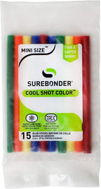 Surebonder Cool Shot Color Mini Hot Glue Sticks by Surebonder