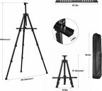 Easels for Painting Canvas, Aredy 66" Art Easel for Drawing, Portable Painting - Image 5
