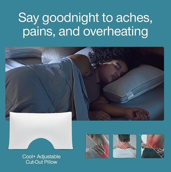 Coop Home Goods Cool+ Cut-Out Adjustable Pillow Queen - Image 3