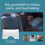 Coop Home Goods Cool+ Cut-Out Adjustable Pillow Queen - Image 3