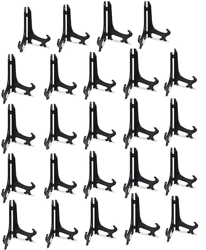 Artliving 7 Inch Acrylic Card Display Stands, Small Plastic Easels and by Artliving