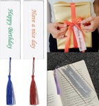 Acrylic Blank Bookmark, BetterJonny 30Pcs Clear Craft Book Markers - Image 3