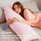 Body Pillowcases Set of 2-20x54 Long Body Pillow Case - Image 4