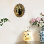 SIKOO Vintage Picture Frames 5x7 Oval Picture Frame Tabletop and Wall Mount - Image 5