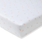 Burt's Bees Baby Essential Organic Cotton Fitted Crib Sheet, Breathable by BurtsBeesBaby
