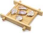 5 Pcs Natural Pearl Pendants Irregular Freshwater Pearl Pendant Charms - Image 4