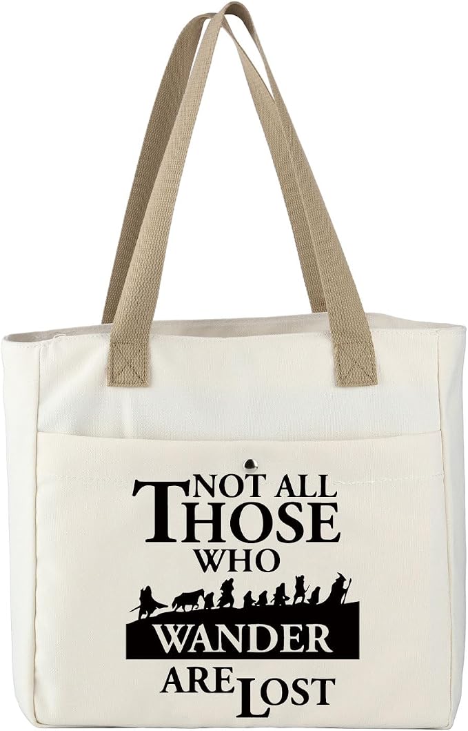 MBMSO Geologist Tote Bag Rock Collector Gift Not All Who Wander are Lost Some by MBMSO