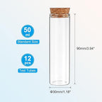 PATIKIL 50ml Test Tubes - Image 2