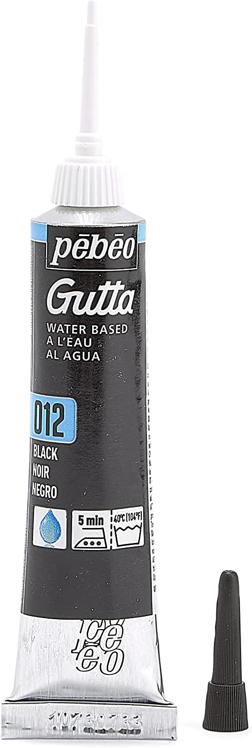 PEBEO Setasilk Silk Painting Water Based Gutta 20-Milliliter Tube, 0.68 Fl Oz - Image 2