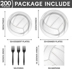 Qyeahkj 50 Guests Volleyball Plates and Napkins Party Supplies Volleyball - Image 2